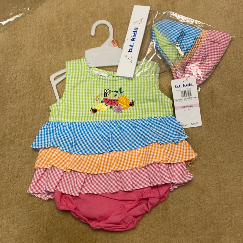 NWT 6-9 months baby doll outfit